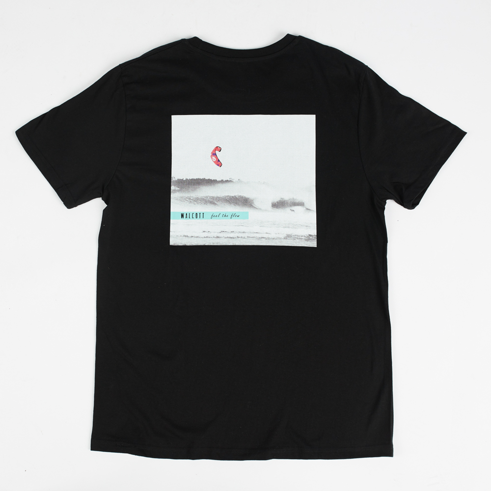 Camiseta negra Kite Galicia