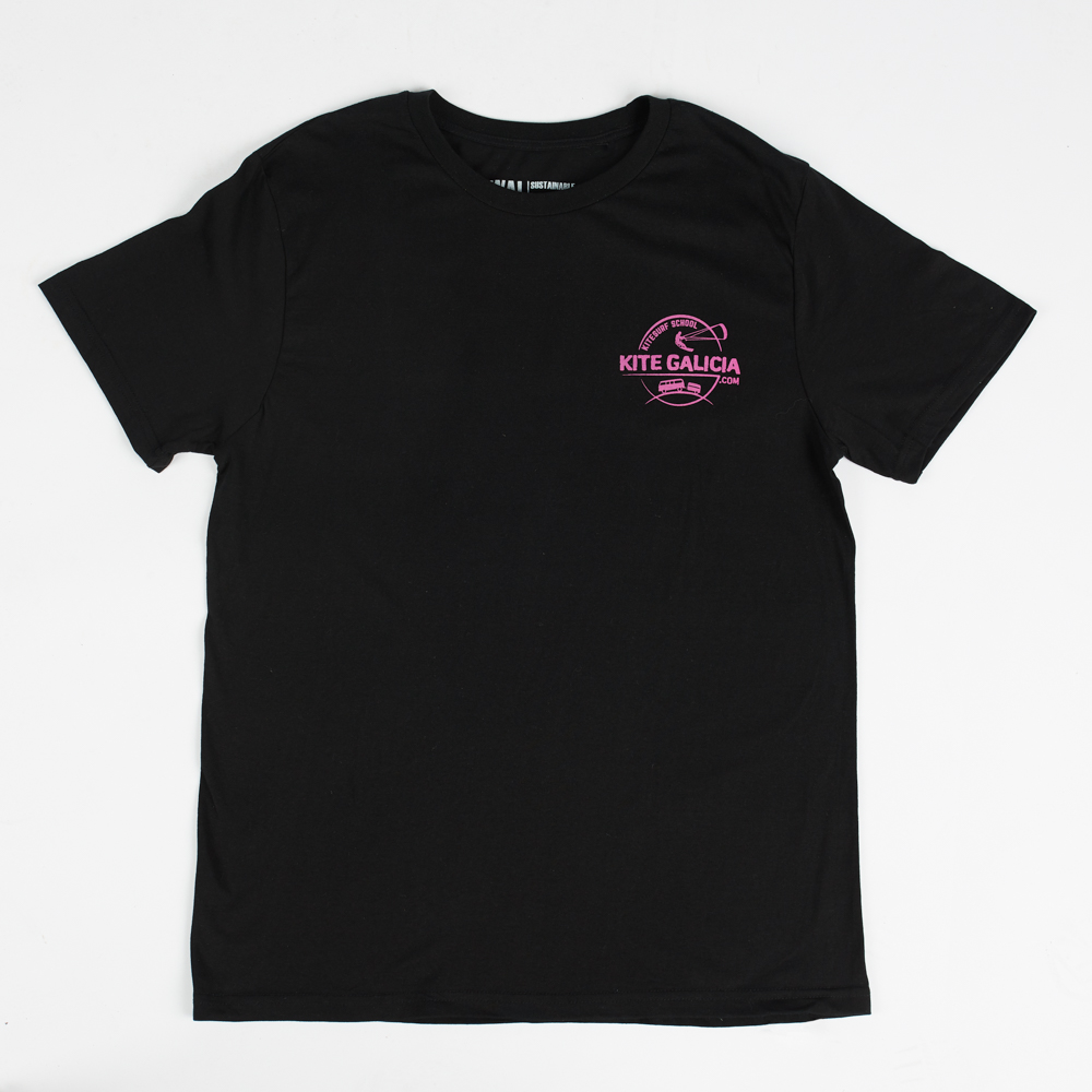 Camiseta negra Kite Galicia